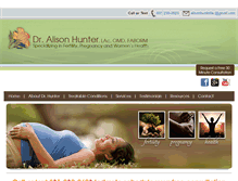 Tablet Screenshot of dralisonhunter.com